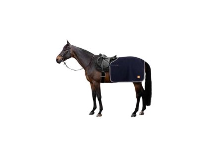 Bederní deka HORZE Augusta Wool tmavě modrá 155cm