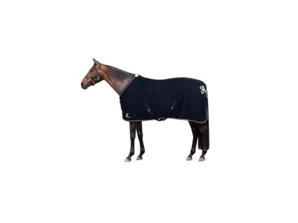 Odpocovací deka HORZE Millau Wool modrá 165cm