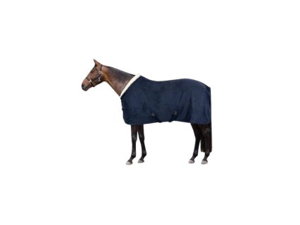 Odpocovací deka HORZE Lincoln fleecová modrá 145cm