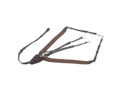 Poprsník HARRY'S HORSE Elastic hnědý PONY