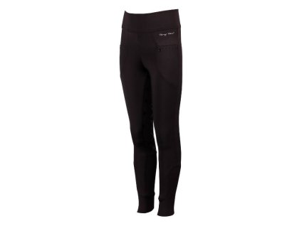 Dětské jezdecké legíny HARRY'S HORSE Rookie full grip černé (104)