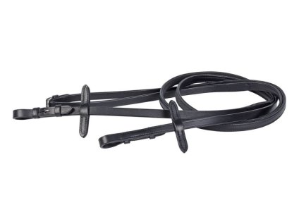 Otěže HARRY'S HORSE Ultra Soft Grip černé COB