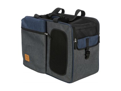 Batoh a nosítko TRIXIE Tara 2v1 šedomodré 25x38x50cm