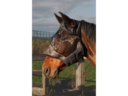 Maska proti hmyzu HARRY'S HORSE Flyshield bez uší MINISHETTY