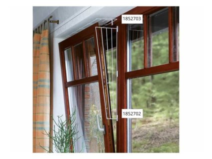 Ochranná mříž TRIXIE do vrchu okna obdélníková bílá 65x16cm (DOPRODEJ)