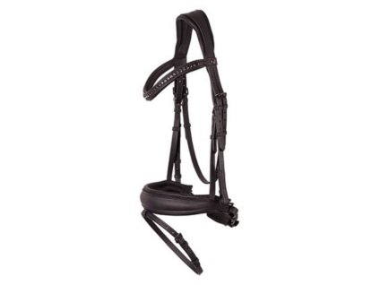 Uzdečka HARRY'S HORSE Soft Bombastic se švédským nánosníkem černá COB