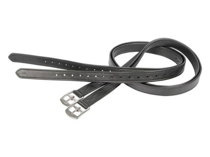 Třmenové řemeny HARRY'S HORSE Excellent černé 145cm (DOPRODEJ)
