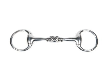 Udidlo oliva HARRY'S HORSE Pony Oval dvakrát lomené 12mm/9,5cm