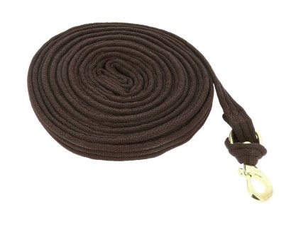 Lonž NORTON Padded hnědá 8m