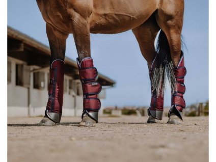 Transportní kamaše EQUITHEME Tyrex 1200D burgundy COB