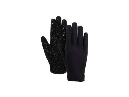Dětské rukavice HORZE Palm Print black (5)