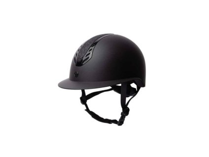 Bezpečnostní helma HORZE Celeste black glitter (52-54)