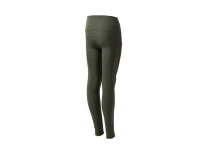 Dětské jezdecké legíny HORZE Gellian full grip khaki (146-152)