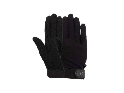 Rukavice HORZE Basic Polygrip černé (L)