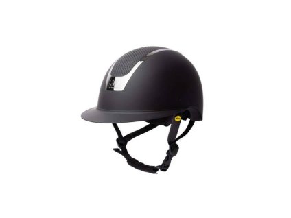 Bezpečnostní helma HORZE B Vertigo Majoris MIPS black/silver (52-54) (DOPRODEJ)