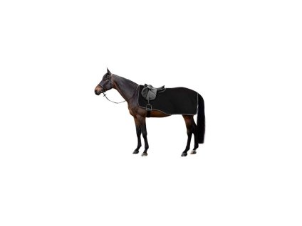 Bederní deka HORZE Kiel fleecová black 135cm