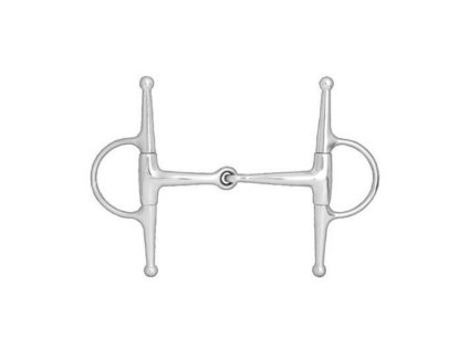 Udidlo roubík HORZE jednou lomené 13,5cm