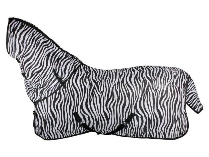 Deka proti hmyzu HARRY'S HORSE Zebra s krkem 115cm