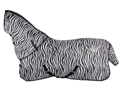 Deka proti hmyzu HARRY'S HORSE Zebra s krkem 130cm