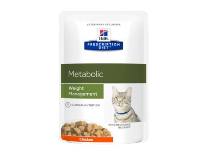 Kapsička HILLS Feline Metabolic 12x85g (multipack) (DOPRODEJ)