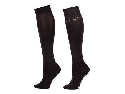Podkolenky HARRY'S HORSE Bit černé (39-42)
