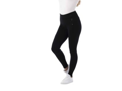 Dětské jezdecké legíny EQUITHEME Dolomyt full grip tmavě modré (12 roků)