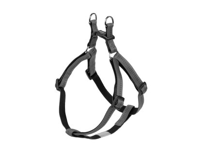 Postroj NOBBY Soft Grip nylonový tmavě šedý 1x30-40cm