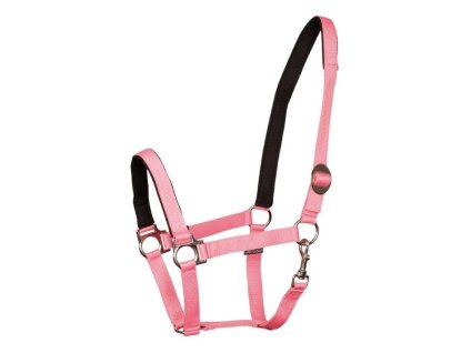 Ohlávka HARRY'S HORSE Padded růžová SHETTY