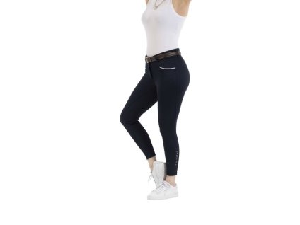 Dámské jezdecké rajtky EQUITHEME Originals Claudine full grip navy blue (42)