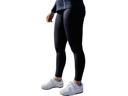 Dámské jezdecké legíny EQUITHEME Je Taime Acacia full grip black (S)