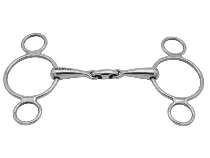 Udidlo pessoa SPRENGER 3-Ring dvakrát lomené 125mm/16mm