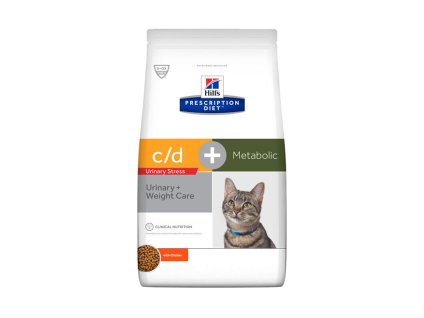 HILLS Feline C/D Urinary Stress + Metabolic 3kg