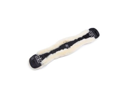 Drezurní podbřišník WERNER CHRIST HORSE Contour černý/přírodní 85cm