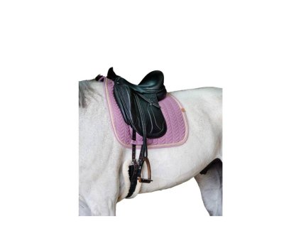 Drezurní podsedlová dečka EQUITHEME Softy levandulová DR