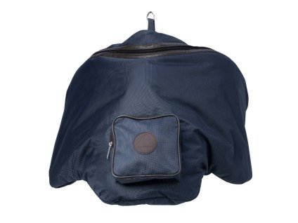 Taška/obal na sedlo EQUITHEME Premium modrá