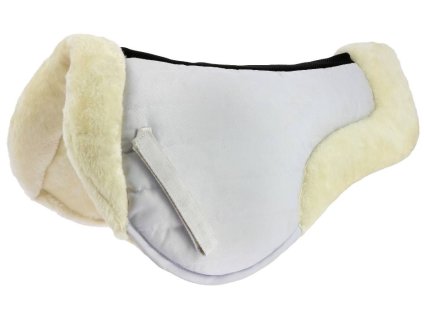 Beránek pod sedlo EQUITHEME Cushion white FULL