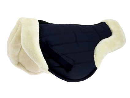 Beránek pod sedlo EQUITHEME Cushion navy blue FULL