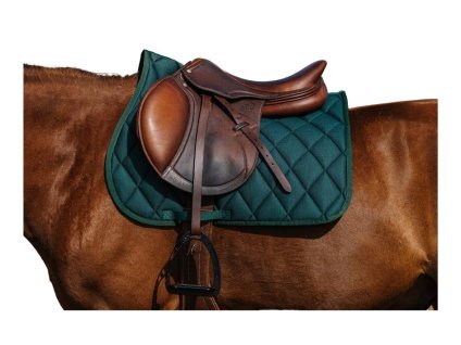 Všestranná podsedlová dečka RIDING WORLD School tmavě zelená VS (DOPRODEJ)