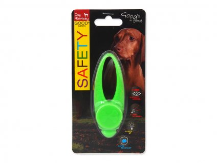 Svítící přívěšek DOG FANTASY LED silikonový zelený 8cm