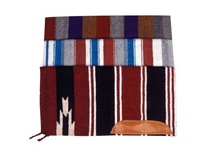 Westernová podsedlová deka WESTRIDE Cuir Navajo 76x152cm (MIX BAREV)