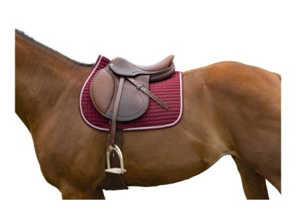 Všestranná podsedlová dečka RIDING WORLD Girly vínová PVS