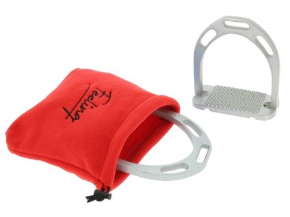 Ochranné obaly na třmeny FEELING fleecové red