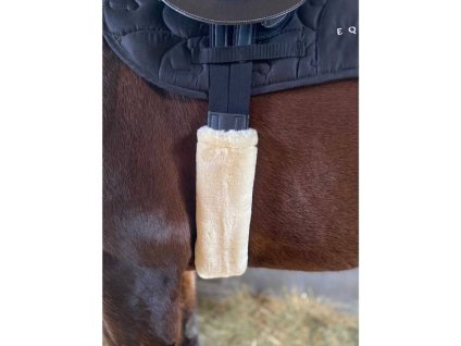 Beránek na podbřišník EQUITHEME Teddy bílý 60cm