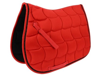 Všestranná podsedlová dečka EQUITHEME Satin red VS