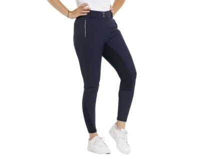 Dámské jezdecké rajtky EQUITHEME Nicole navy blue (34)