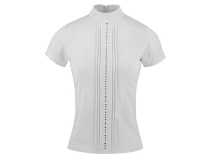 Dámské závodní tričko EQUITHEME Dorla bílé (XL)