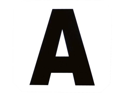 HIPPOTONIC Drezurní písmena - samolepky