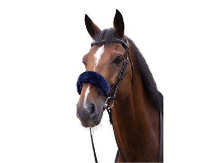Beránek na nánosník EQUITHEME Teddy tmavě modrý FULL