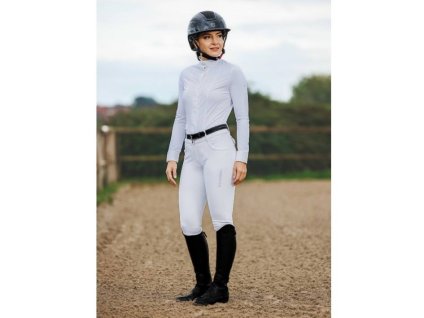 Dámské jezdecké rajtky EQUITHEME Originals Beverly white (38)