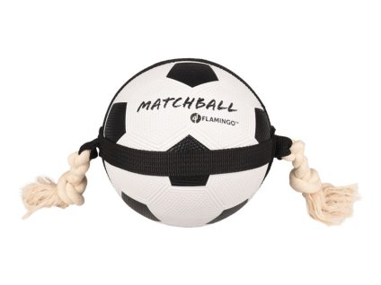 Hračka FLAMINGO - Action Ball fotbalový míč s provazy 19cm